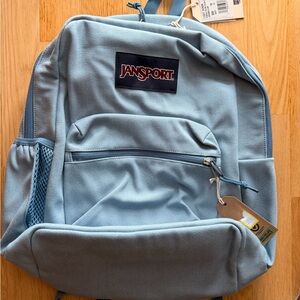 JanSport Light Blue Denim Classic Backpack